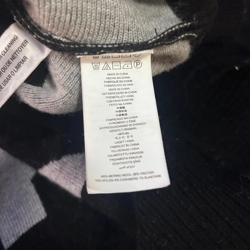 Michael Michael Kors logo-print roll-neck poncho